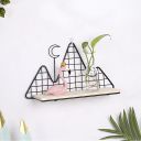 Decorative shelf - top, black
