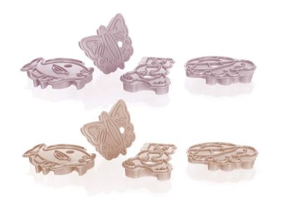 Decorative Stamps, 4pcs 2in1