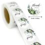 Decorative stickers Thank you - pattern 6