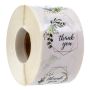 Decorative Thank You stickers - pattern 2