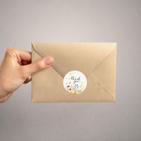 Decorative Thank You stickers - pattern 3