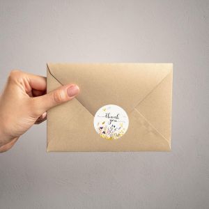 Decorative Thank You stickers - pattern 3