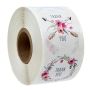 Decorative Thank You stickers - pattern 4