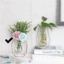 Decorative vase - Rose Gold, height 15 cm