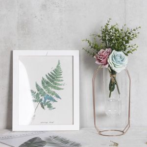 Decorative vase - Rose Gold, height 24 cm