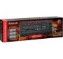 DEFENDER KLAWIATURA GAMINGOWA MECHANICZNA REBORN GK-165DL PODŚWIETLENIE LED RAINBOW 45166