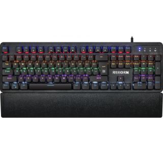 DEFENDER KLAWIATURA GAMINGOWA MECHANICZNA REBORN GK-165DL PODŚWIETLENIE LED RAINBOW 45166