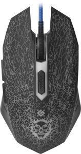DEFENDER MYSZ PRZEWODOWA SHOCK GM-110L 3200DPI 6P + PODKŁADKA + GRA 52110