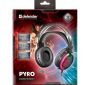 DEFENDER SŁUCHAWKI NAUSZNE Z MIKROFONEM PYRO PODŚWIETLENIE RGB 64590
