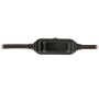 DEFENDER SŁUCHAWKI PRZEWODOWE Z MIKROFONEM NAUSZNE WARHEAD G-185 CZARNO-CZERWONE 64106