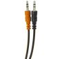 DEFENDER SŁUCHAWKI PRZEWODOWE Z MIKROFONEM WARHEAD G-120 PAMARAŃCZOWE 2 X 3.5 MM JACK 64099