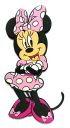 Dekoracja ścienna Myszka Miki - Minnie (mała)
