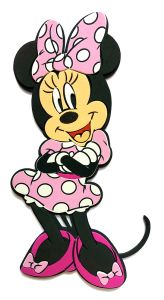 Dekoracja ścienna Myszka Miki - Minnie (mała)