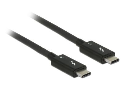 DELOCK KABEL THUNDERBOLT 3 M/M 2M CZARNY 84847