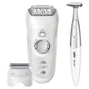 Depilator z pęsetami do ciała Braun Silk-epil 7561WD (kolor biały)