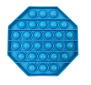 Desktop Silicone Brain-training Toys Octagon - blue