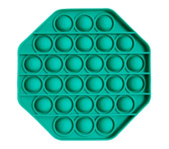 Desktop Silicone Brain-training Toys - Octagon Green