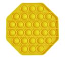 Desktop Silicone Brain-training Toys - Octagon Yellow
