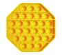 Desktop Silicone Brain-training Toys - Octagon Yellow