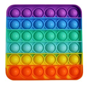 Desktop Silicone Brain-training Toys - Square Colorful