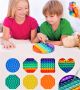 Desktop Silicone Brain-training Toys - Square Colorful