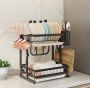Dish dryer / Dish rack with drainer - two-level