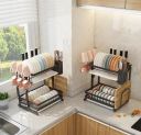 Dish dryer / Dish rack with drainer - two-level