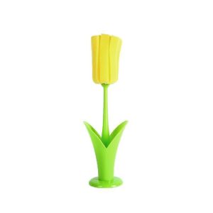 Dishwashing brush in a stand