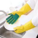 Dishwashing gloves - with a sponge size L