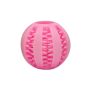 Dog chew toy with holes for treats - pink