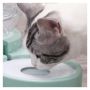 Double bowl with water dispenser for cat-dog, pink - OUTLET