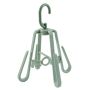 Double hanger for drying shoes - green