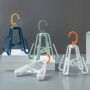 Double hanger for drying shoes - green
