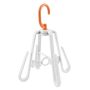Double hanger for drying shoes - white