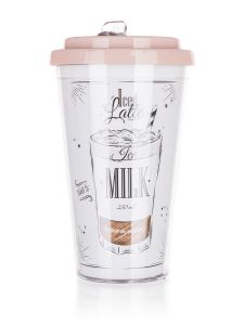 Double wall thermal mug COFFEE 500ml Iced Latte