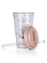 Double wall thermal mug COFFEE 500ml Latte VETRO is a traditional supplier of a wide range of goods in the Czech Republic, Slovakia, Poland and many other countries. It cooperates with all international trade networks, but also with many traditional retail and wholesale partners. Currently our assortment includes glassware, porcelain and ceramics, household goods, decorative articles, home textiles, furniture, tools, lighting, leisure and garden products. COFFEE double wall plastic travel mug with Latte decor with 500ml capacity is suitable for hot and cold drinks. The mug is not suitable for beverages with temperature higher than 60 deg. C. Thanks to the double-walled longer keeps the drink at the desired temperature. The mug is entirely made of plastic - the body of the mug is made of PS, the screw cap is made of PP with a silicone seal and the drinking spout is made of AS. The mug is not dishwasher safe. Microwave: No Dishwasher: No Decor: Coffee Material: Plastic / Silicone