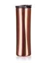 Double wall thermal mug MOOS 500 ml, brown