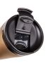 Double wall thermal mug STAR 450ml gold