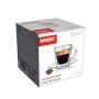 Double-walled cup with a saucer DOBLO 50 ml, conical