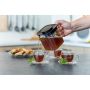 Double-walled mug with a saucer DOBLO 80 ml