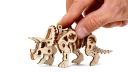 Drewniane Puzzle 3D - Dinozaur Triceratops
