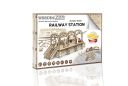 Drewniane Puzzle 3D - Dworzec kolejowy
