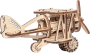 Drewniane Puzzle 3D – Dwupłatowy samolot Biplane
