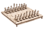 Drewniane Puzzle 3D – Gra Szachy i Warcaby 2w1 z Drewna