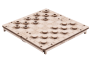 Drewniane Puzzle 3D – Gra Szachy i Warcaby 2w1 z Drewna
