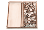 Drewniane Puzzle 3D – Gra Szachy i Warcaby 2w1 z Drewna