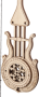 Drewniane Puzzle 3D – Królewski Zegar