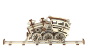 Drewniane Puzzle 3D – Lokomotywa Dream Express