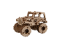 Drewniane Puzzle 3D - Model Monster Truck 1 (Jeep CJ-5)