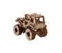 Drewniane Puzzle 3D - Model Monster Truck 1 (Jeep CJ-5)